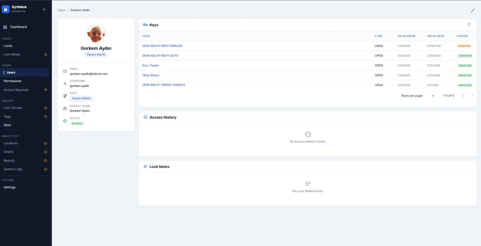 Syntelus Keyless Lock is in Charge